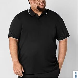 Big & tall Shaquille O’Neal Black Polo Shirt
